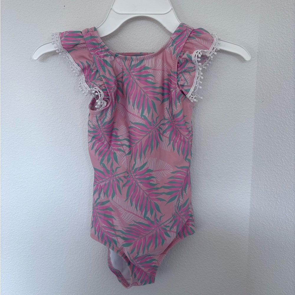 2/$20 - Tropical Pink and Mint Swimsuit